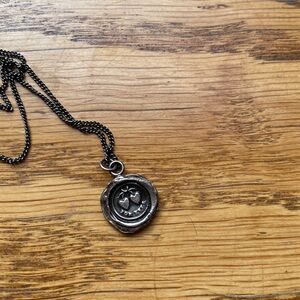 Pyrrha Sterling Silver Double Heart Pendant Necklace